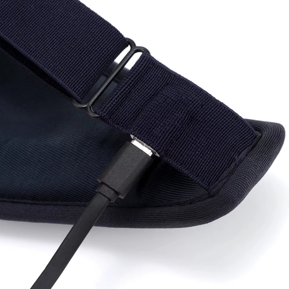 3D Vibration Eye Massager Eyeshade Rechargeable Hot Compress Eyemask for Dry Eyes Eye Mask for Sleeping Light Blocking Women Men