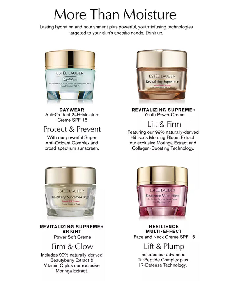 Resilience Multi-Effect Tri-Peptide Face & Neck Cream Moisturizer SPF 15 for Normal/Combination Skin 2.5 Oz.