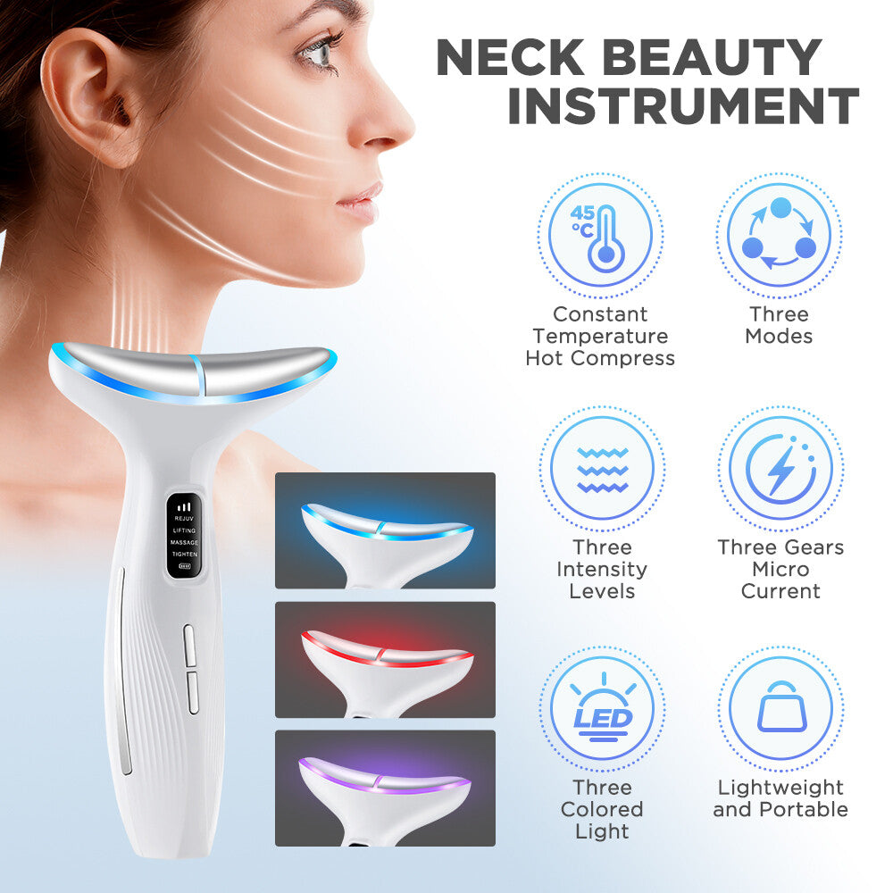 LED Microcurrent Facial Skin Tightening Lifting Device Face Neck Beauty Machine