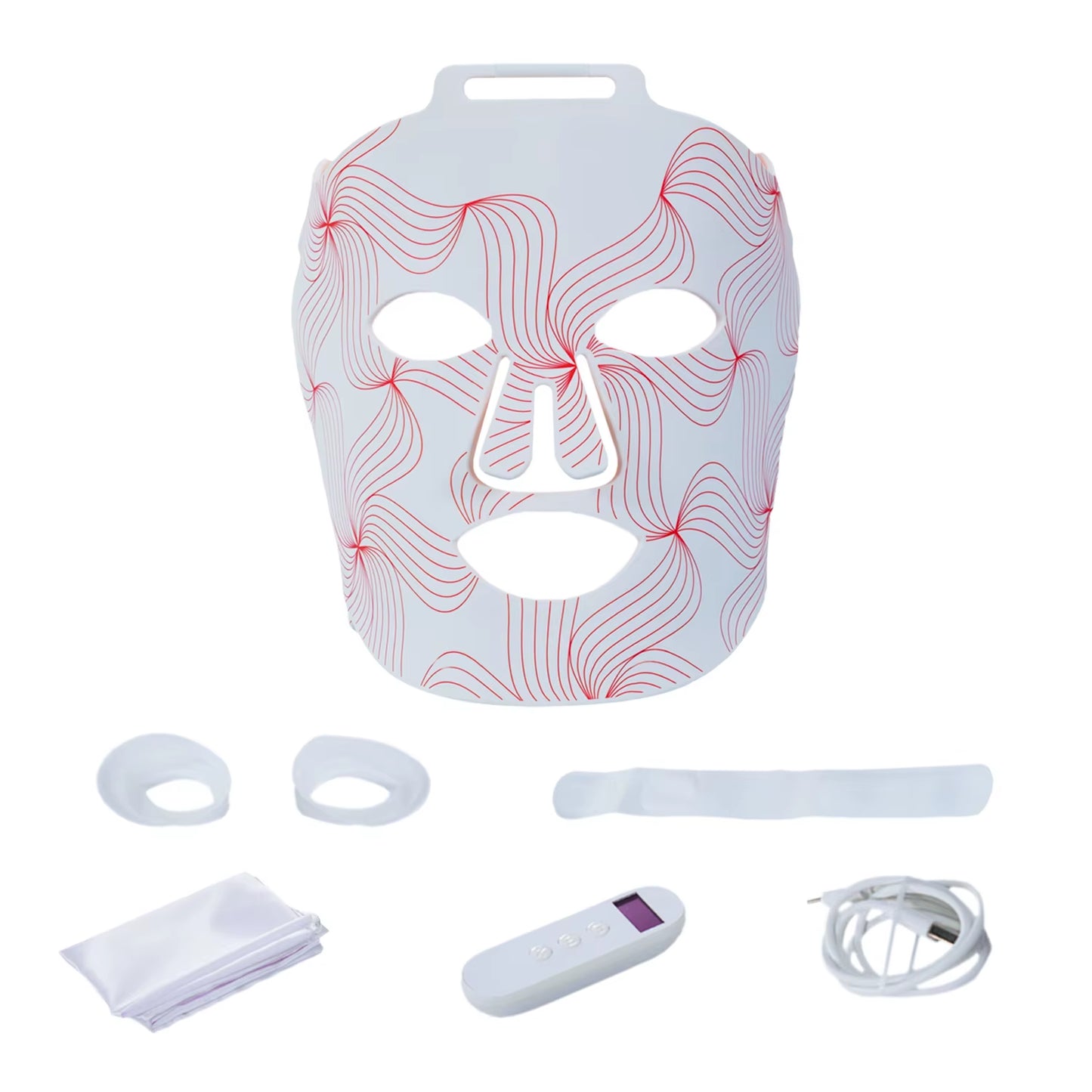LED Light Therapy Mask near Infrared and Red Light Therapy Mask Devices 660Nm 850Nm Led Face Facial Mask Light Therapy