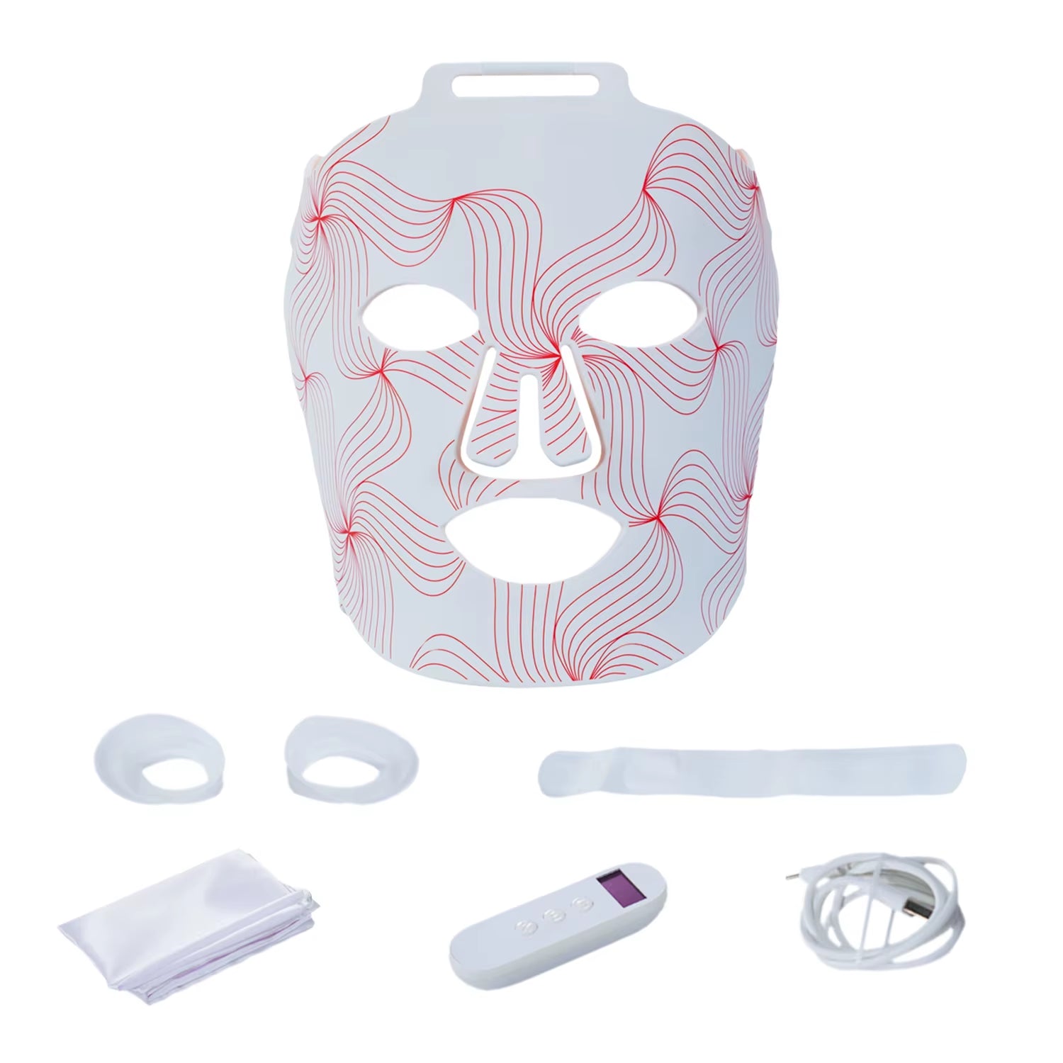 LED Light Therapy Mask near Infrared and Red Light Therapy Mask Devices 660Nm 850Nm Led Face Facial Mask Light Therapy