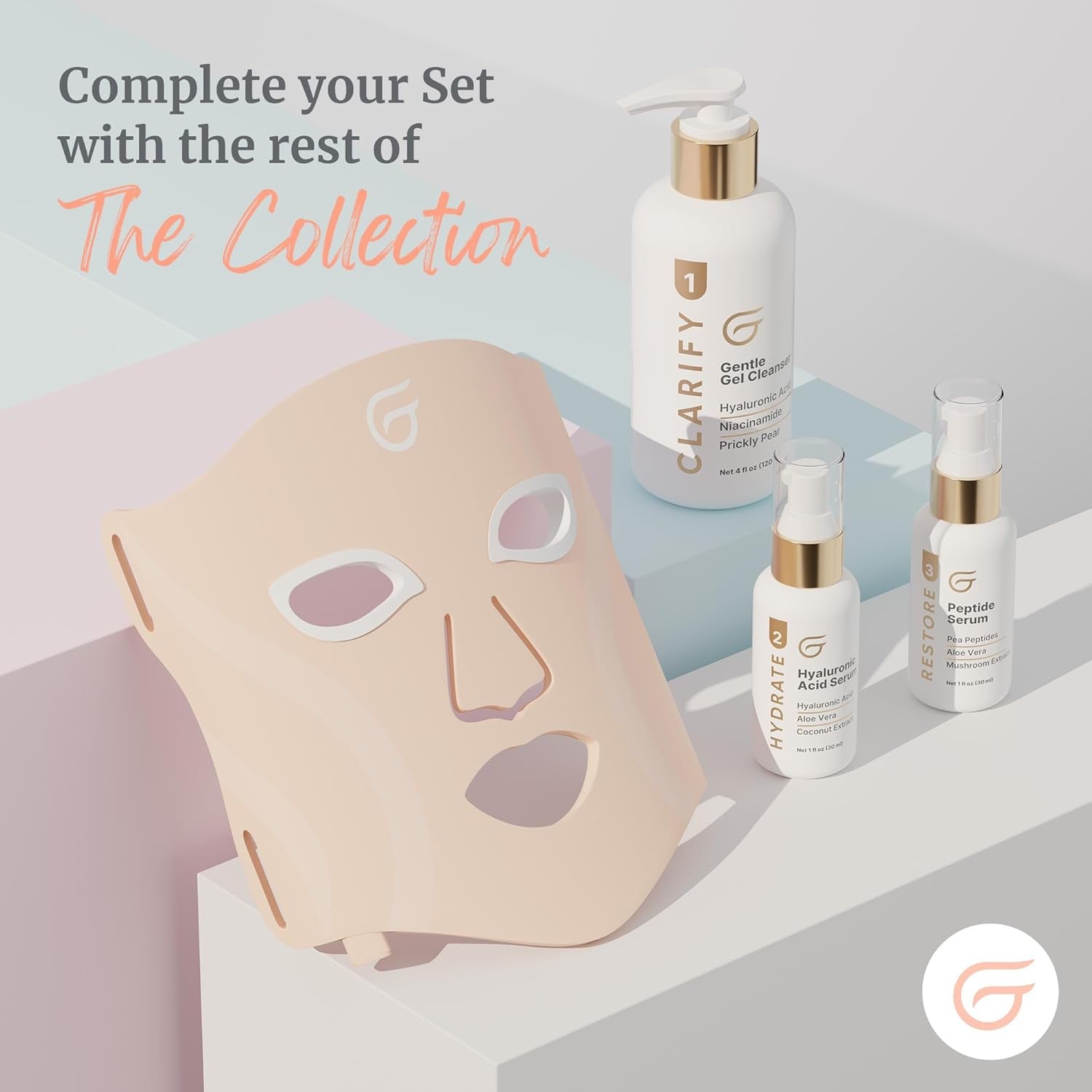 Peptide Serum for Face - Anti-Aging Facial Serum Helps Tighten & Firm Skin - Boosts Collagen & Elastin for Smooth & Supple Skin - Reduce Appearance of Hyperpigmentation & Uneven Skin Tone