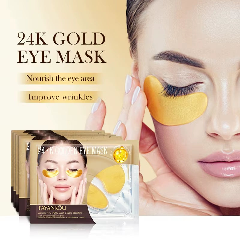 5/10/20 Pairs Crystal Collagen Eye Mask Eyes Skincare Moisturizing anti Dark Circles Eye Bags Anti-Aging Eye Patches Skin Care