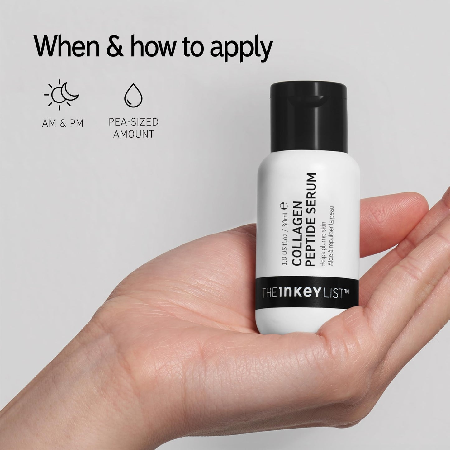 The Inkey List Collagen Peptide Serum for Plump Firmer Skin 1 Ounce