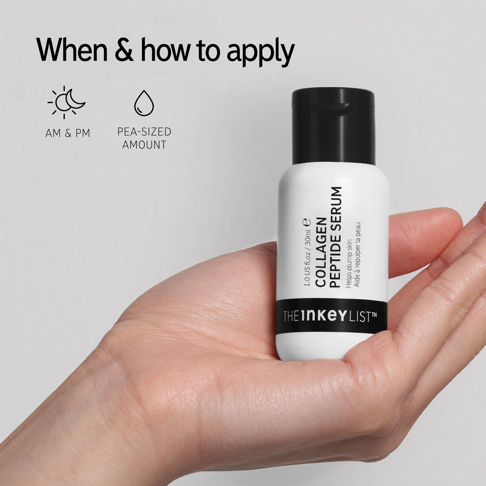 The Inkey List Collagen Peptide Serum for Plump Firmer Skin 1 Ounce