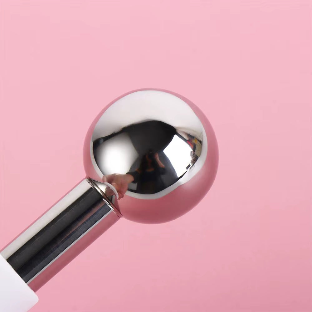 Stainless Steel Ice Wave Beauty Massage Stick Face Massage Narrow Pores Facial Ice Globes anti Aging Educe Swelling