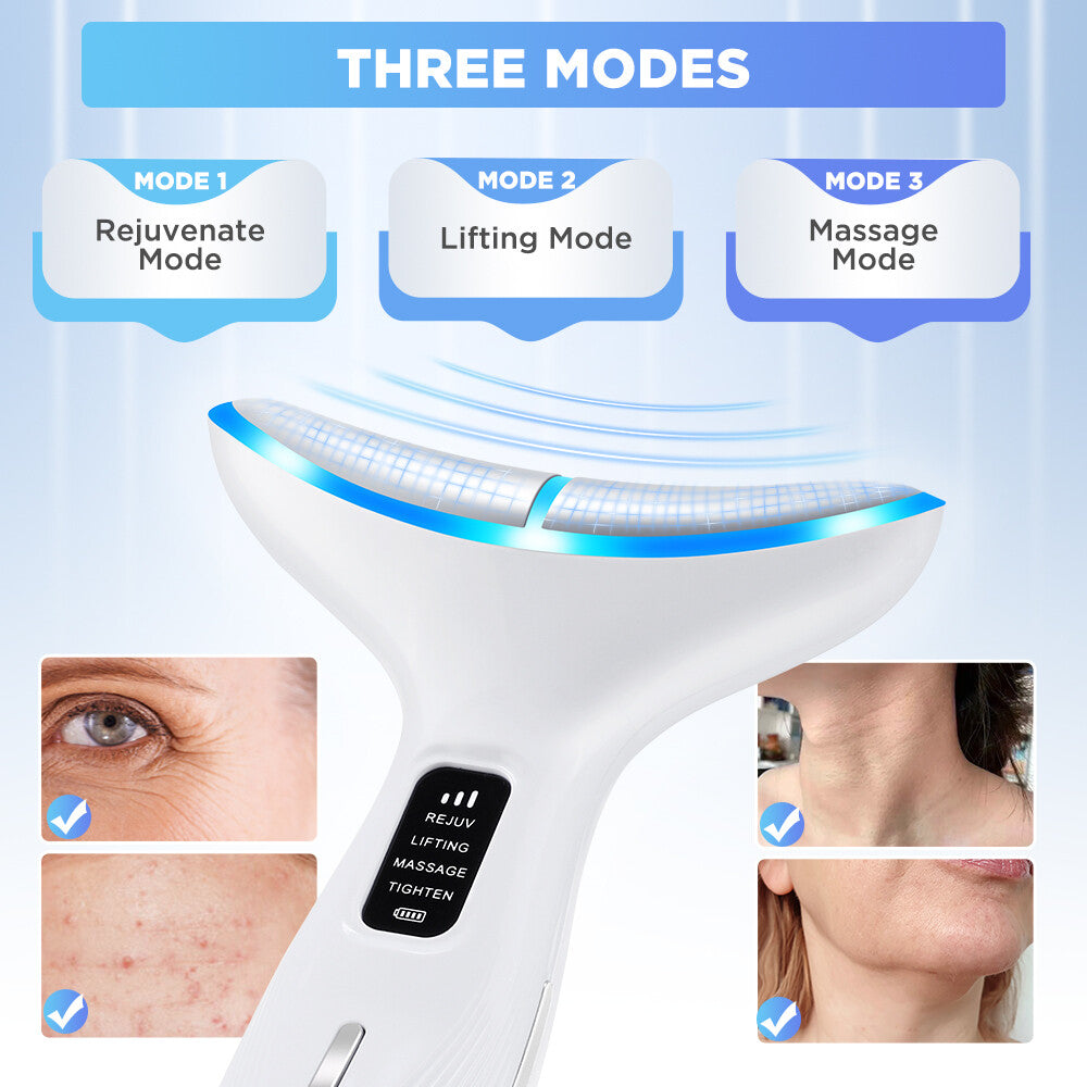LED Microcurrent Facial Skin Tightening Lifting Device Face Neck Beauty Machine