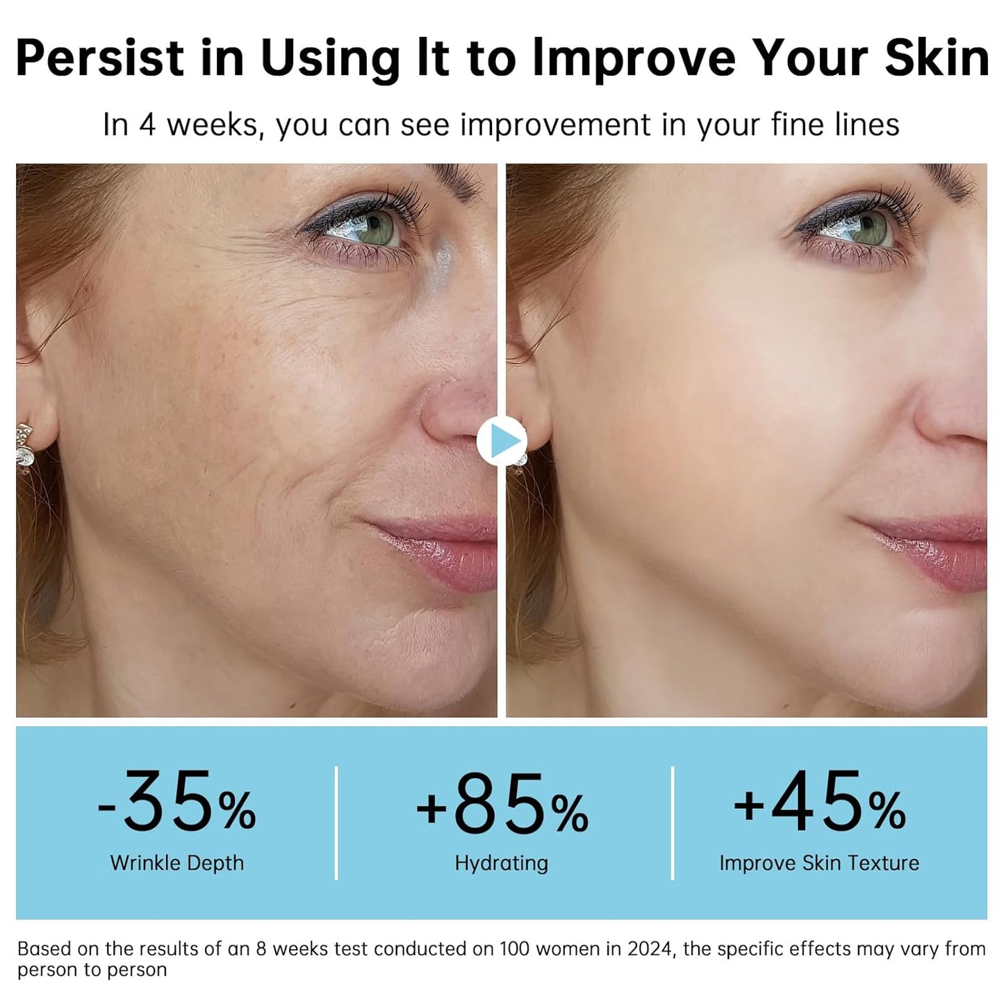 Peptides Serum for Face, 2 PCS Buffet Multi Peptide Face Serum for Anti-Aging, Moisturizing, Fine Lines & Acne.