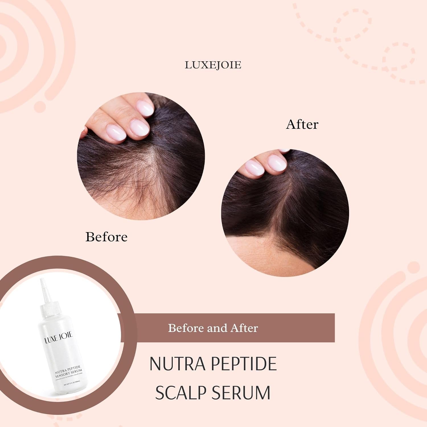 Nutra Peptide Sensory Serum Resores Roots & Scalp Hair Care Products 2 Oz