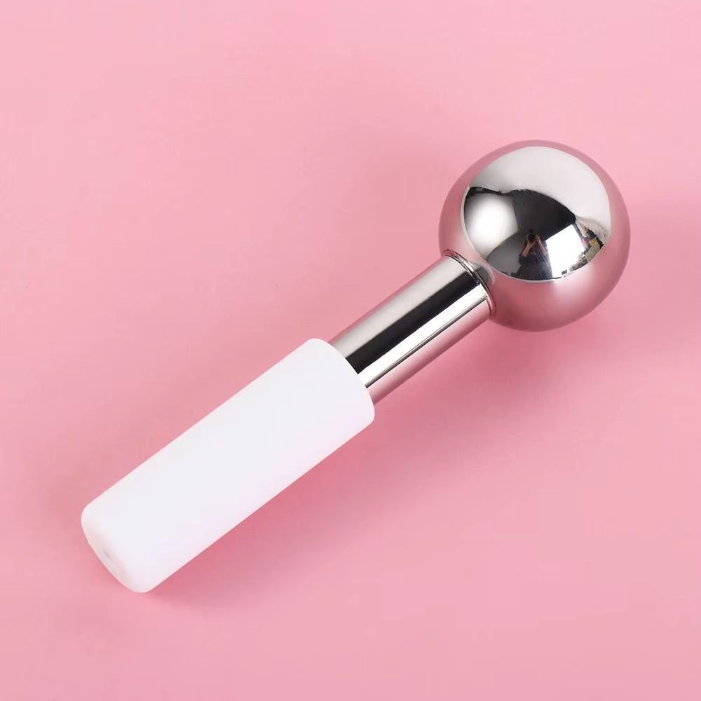 Stainless Steel Ice Wave Beauty Massage Stick Face Massage Narrow Pores Facial Ice Globes anti Aging Educe Swelling