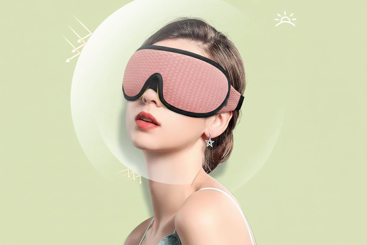 3D Sleeping Mask 100% Blackout Blindfold Sleep Mask for Eyes Smooth Sleep Eye Mask Sleeping Aid Eye Mask for Travel Slaapmasker