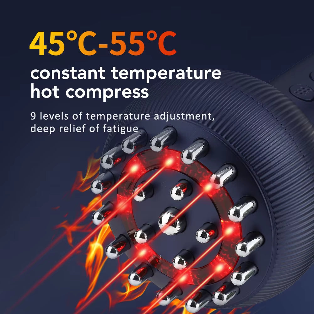 Electric Meridian Body Massage Brush Lymphatic Drainage Machine Microcurrent anti Cellulite Guasha Physiotherapy Apparatus