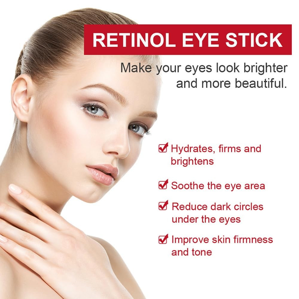 Retinol Eye Stick, Retinol Eye Cream with Collagen,Hyalu