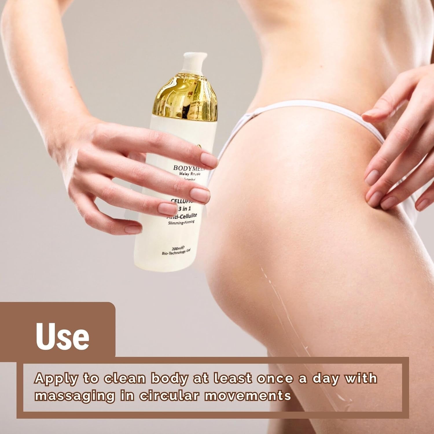 Cellufight 3In1 Body Therapy | anti Cellulite Moisturizing Body Gel for Women | Firming Body Lotion | Leg, Arm, Belly & Butt - All Skin Types | Caffeine (6.8 Fl Oz)