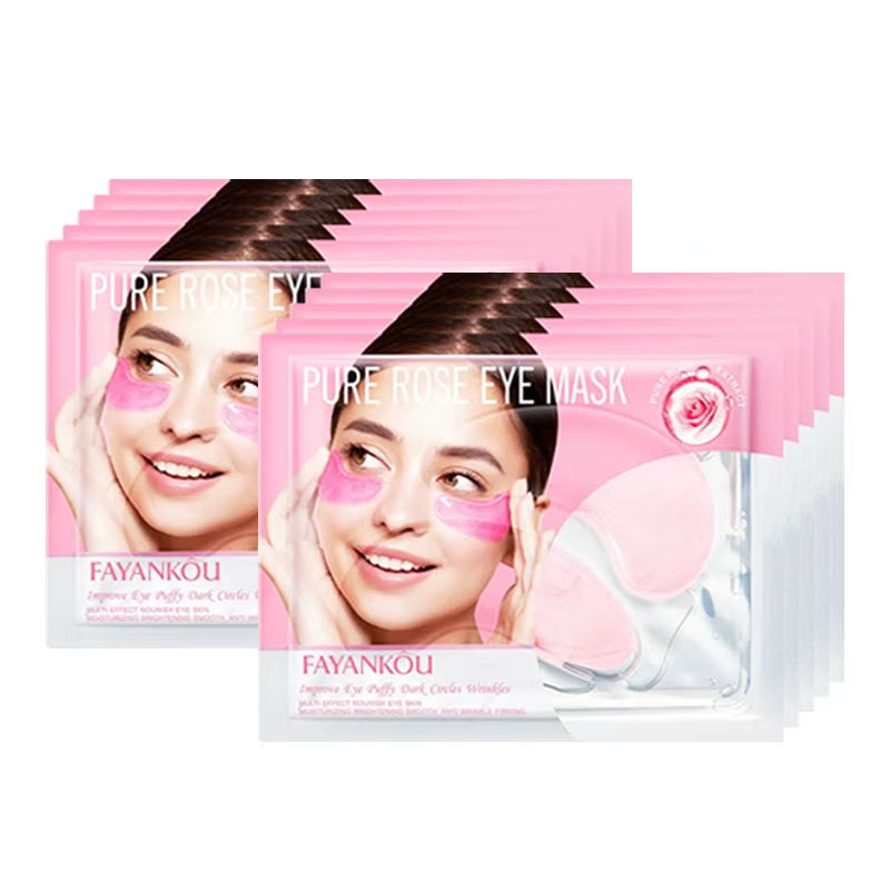 5/10/20 Pairs Crystal Collagen Eye Mask Eyes Skincare Moisturizing anti Dark Circles Eye Bags Anti-Aging Eye Patches Skin Care