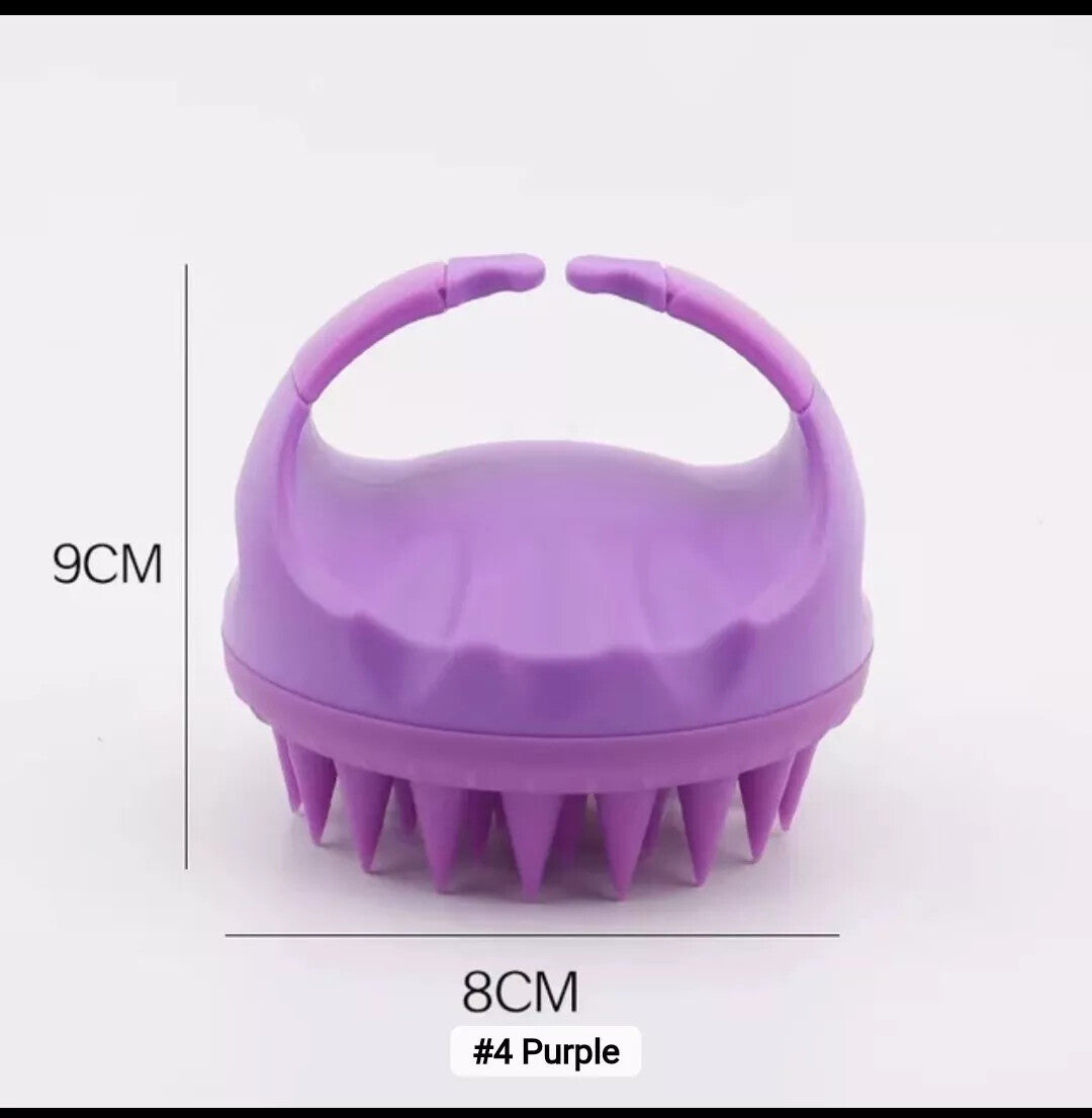 Scalp Massager Shampoo Brush, Scalp Scrubber Soft Silicone Dandruff Remove