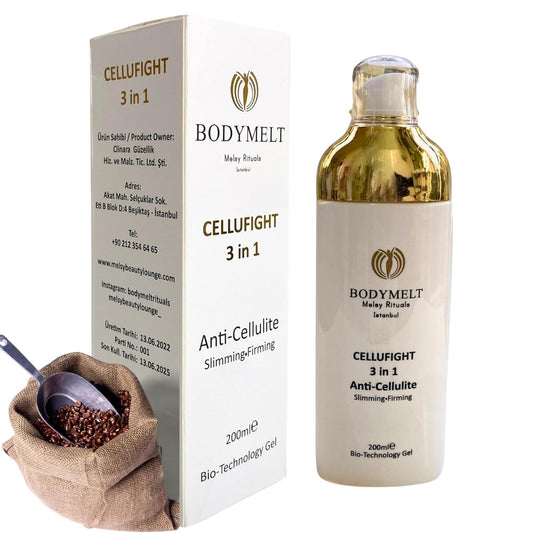 Cellufight 3In1 Body Therapy | anti Cellulite Moisturizing Body Gel for Women | Firming Body Lotion | Leg, Arm, Belly & Butt - All Skin Types | Caffeine (6.8 Fl Oz)