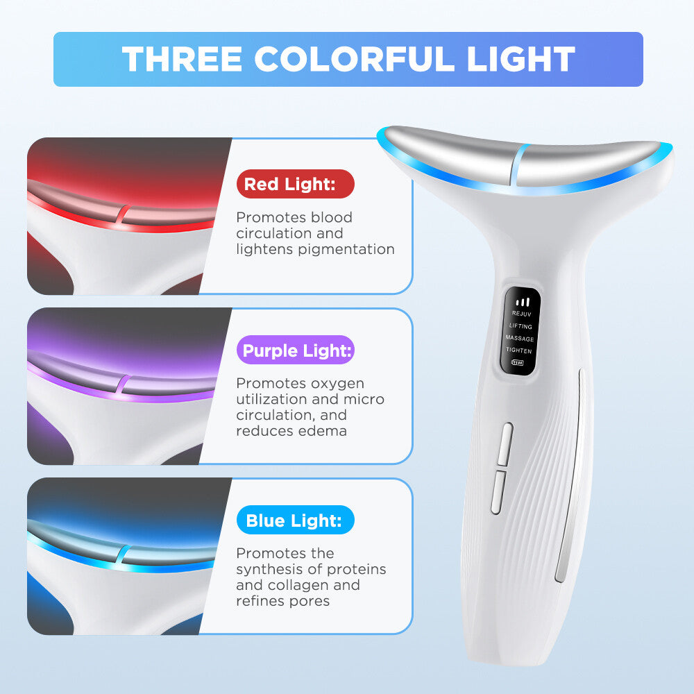 LED Microcurrent Facial Skin Tightening Lifting Device Face Neck Beauty Machine