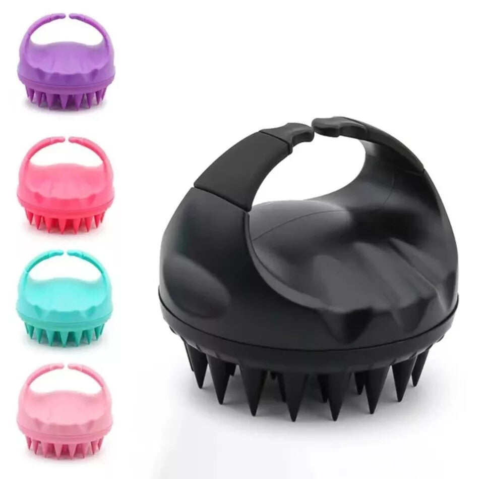 Scalp Massager Shampoo Brush, Scalp Scrubber Soft Silicone Dandruff Remove