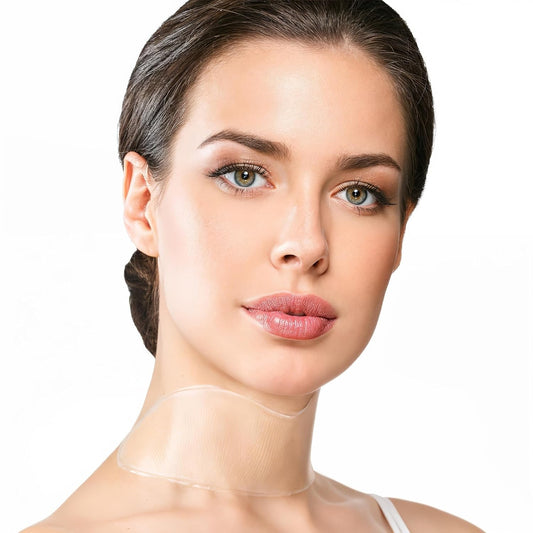 Neck Wrinkle Patches – Anti-Wrinkle Silicone Patches for Skin Firming, Tightening – Reusable Overnight Pads – Anti-Aging Crepe Erase Pads – Neck, Décolleté (2-Month Supply)