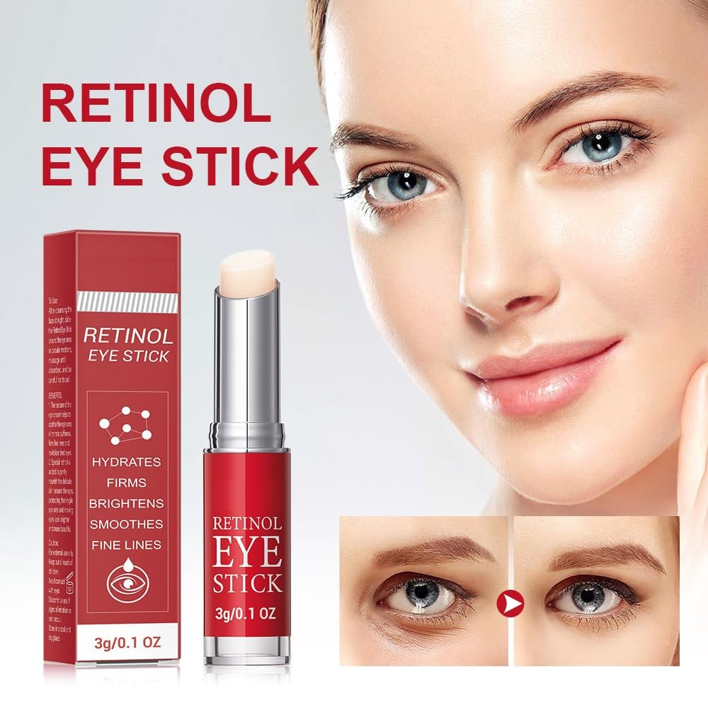 Retinol Eye Stick, Retinol Eye Cream with Collagen,Hyalu