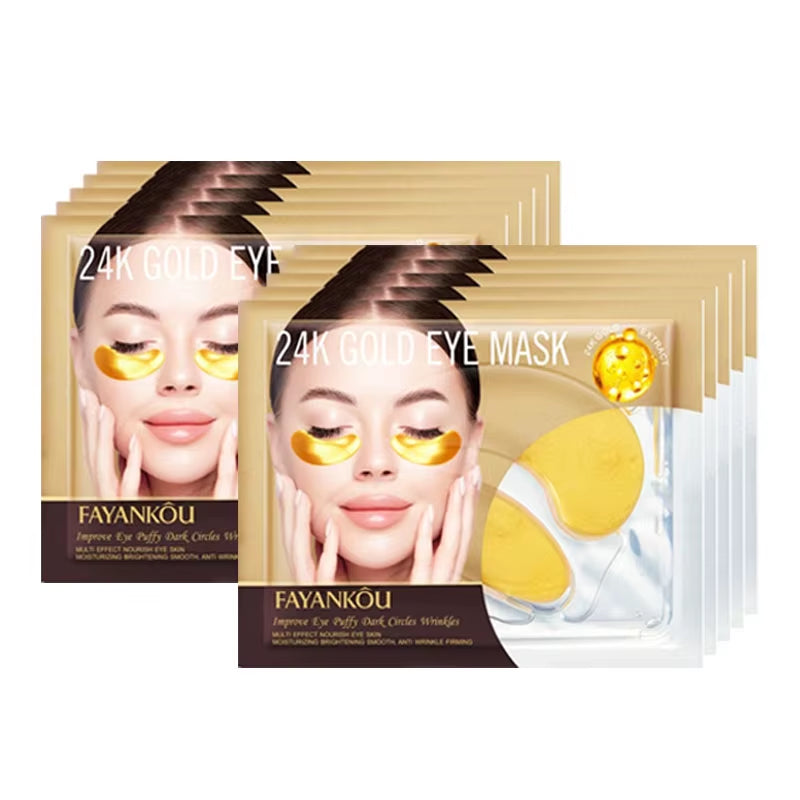 5/10/20 Pairs Crystal Collagen Eye Mask Eyes Skincare Moisturizing anti Dark Circles Eye Bags Anti-Aging Eye Patches Skin Care