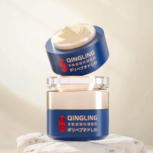 Qingling Wrinkle Removal Cream, Polypeptide Anti-Wrinkle Cream, Lift and Firm Moisturizer Face Cream (50G)