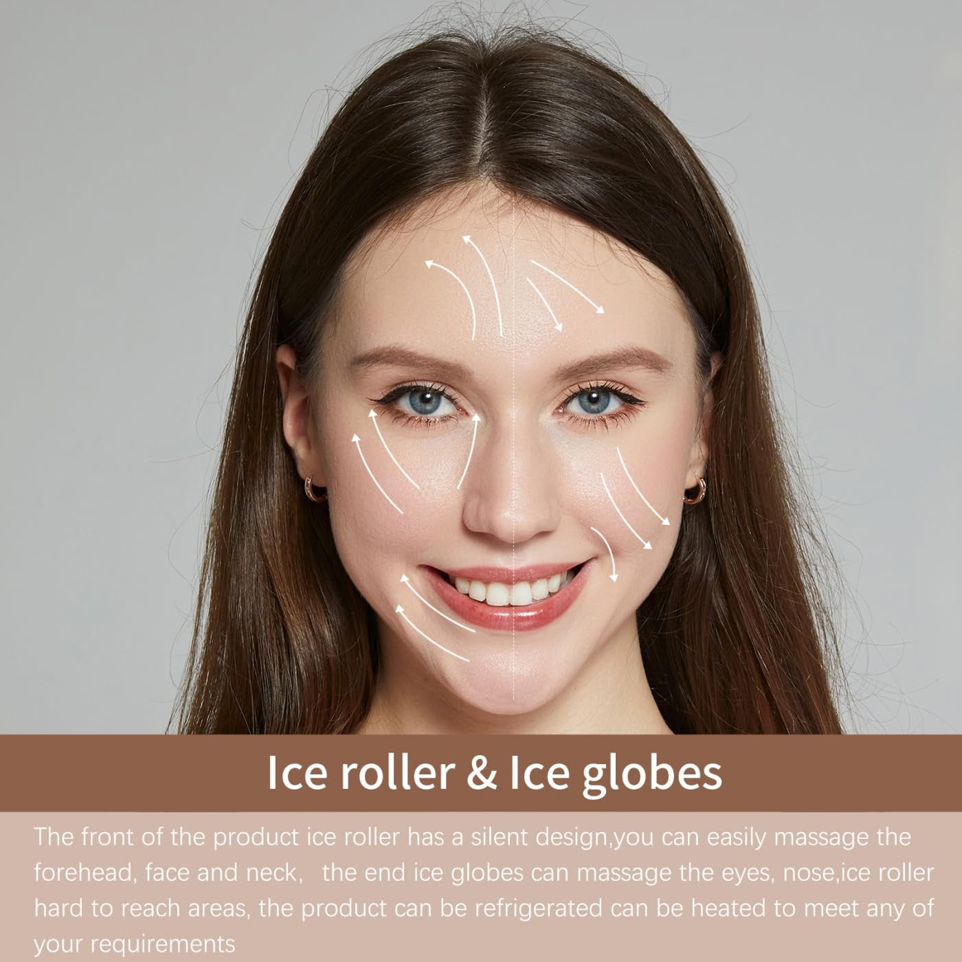 Ice Globes for Facials,Tighten Skin, Reduce Puffiness and Headaches, Enhance Circulation and Complexion (Pink)