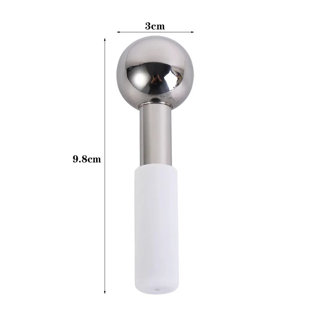 Stainless Steel Ice Wave Beauty Massage Stick Face Massage Narrow Pores Facial Ice Globes anti Aging Educe Swelling
