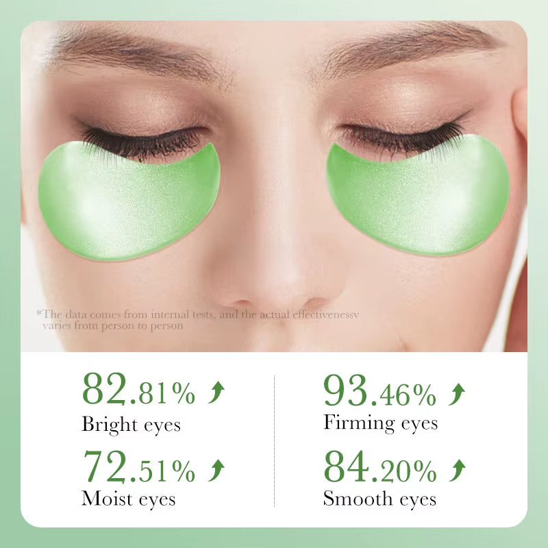 60Pcs Aloe Vera Collagen Eye Mask anti Dark Circles Removal Eyes Bags Moisturizing Anti-Aging Eye Patches Eyes Skin Care