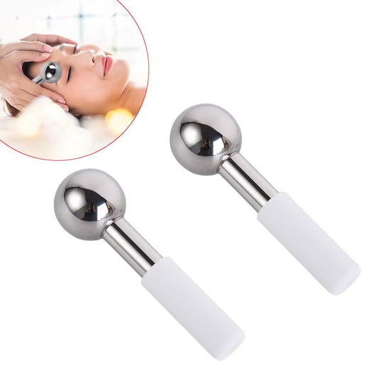Stainless Steel Ice Wave Beauty Massage Stick Face Massage Narrow Pores Facial Ice Globes anti Aging Educe Swelling