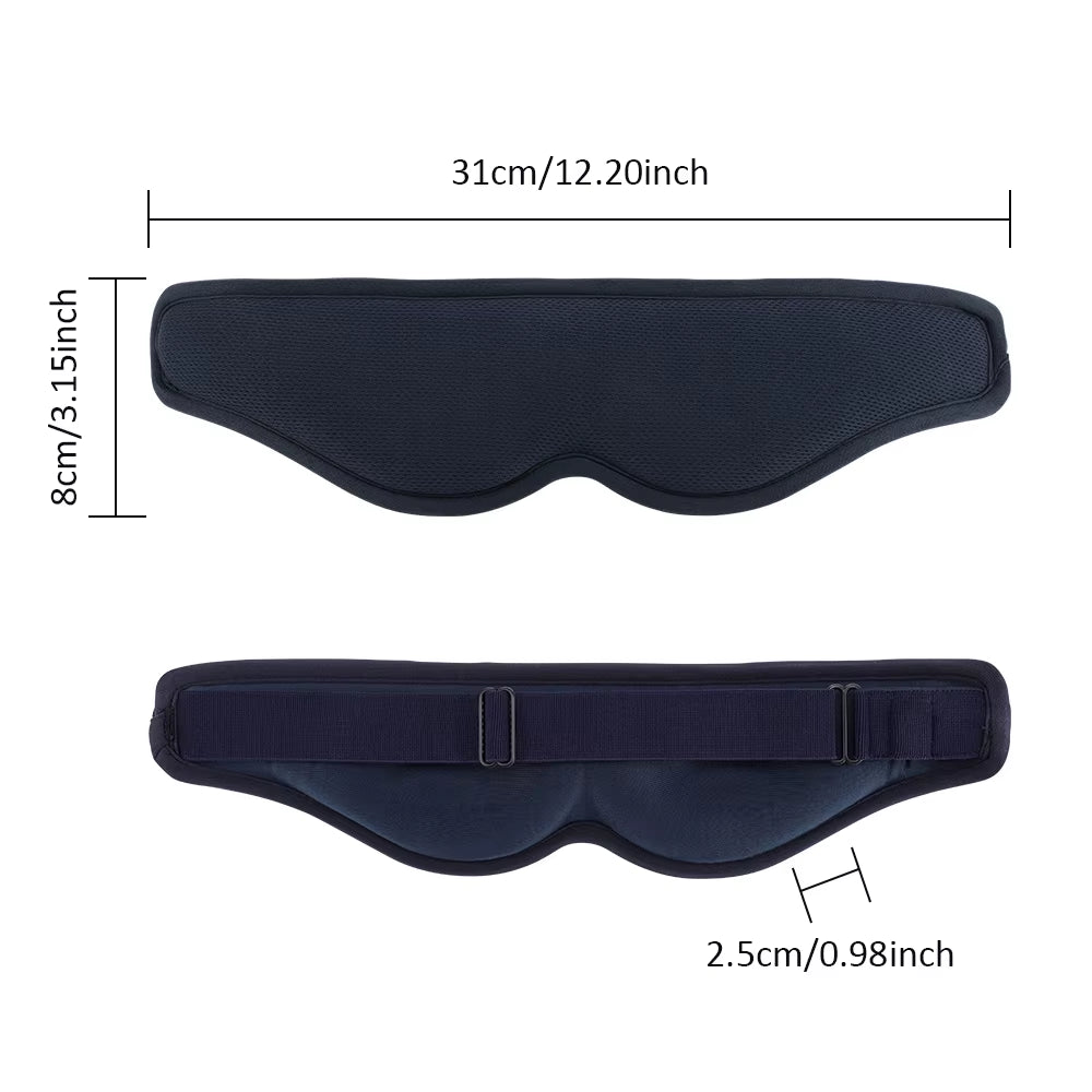 Electric Eye Massager Vibration Heated Eye Mask Relieve Fatigue Warm Compress Eyemask Strain Eyes Office Home Travel Eyeshade