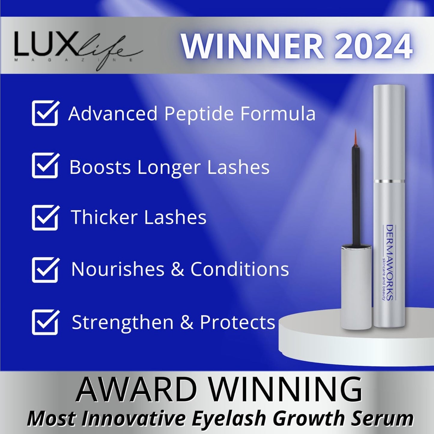 SPECTACULASH XL LASH SERUM for Eyelash Growth - Eyelash Serum to Grow Lashes - Suero Para Pestañas Crecimiento - Lash Conditioner for Growth & Volume Lashes - Sérum Para Pestañas by