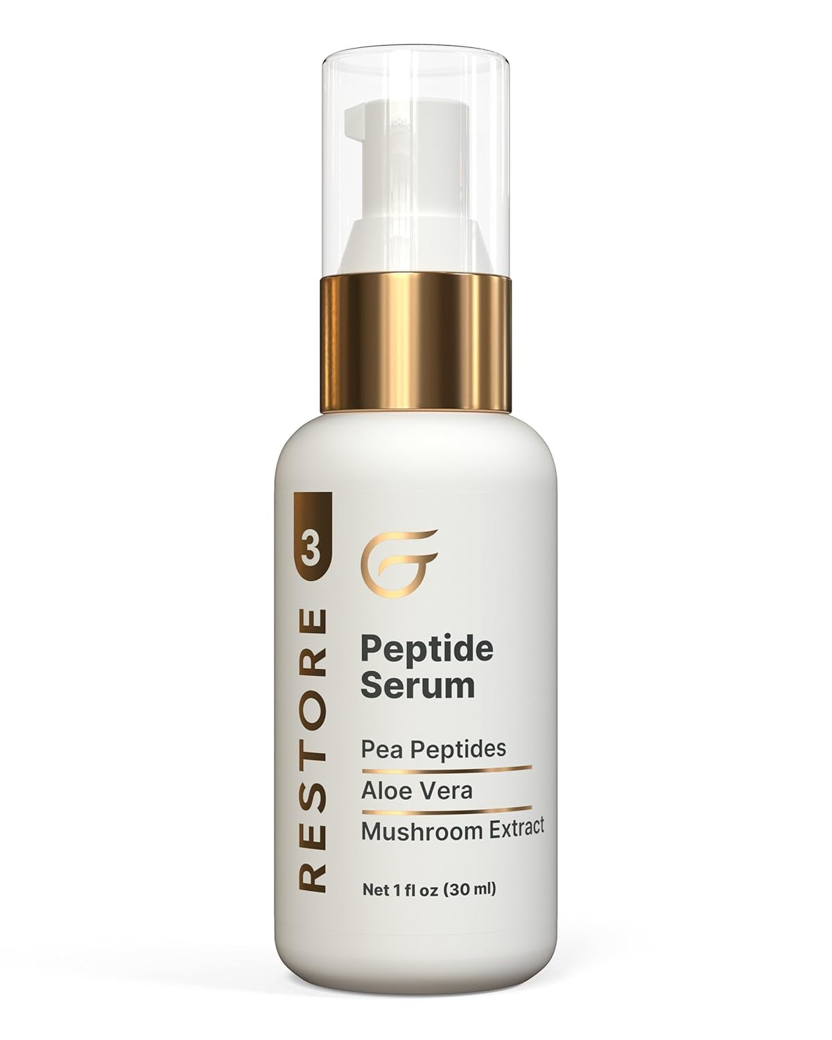 Peptide Serum for Face - Anti-Aging Facial Serum Helps Tighten & Firm Skin - Boosts Collagen & Elastin for Smooth & Supple Skin - Reduce Appearance of Hyperpigmentation & Uneven Skin Tone