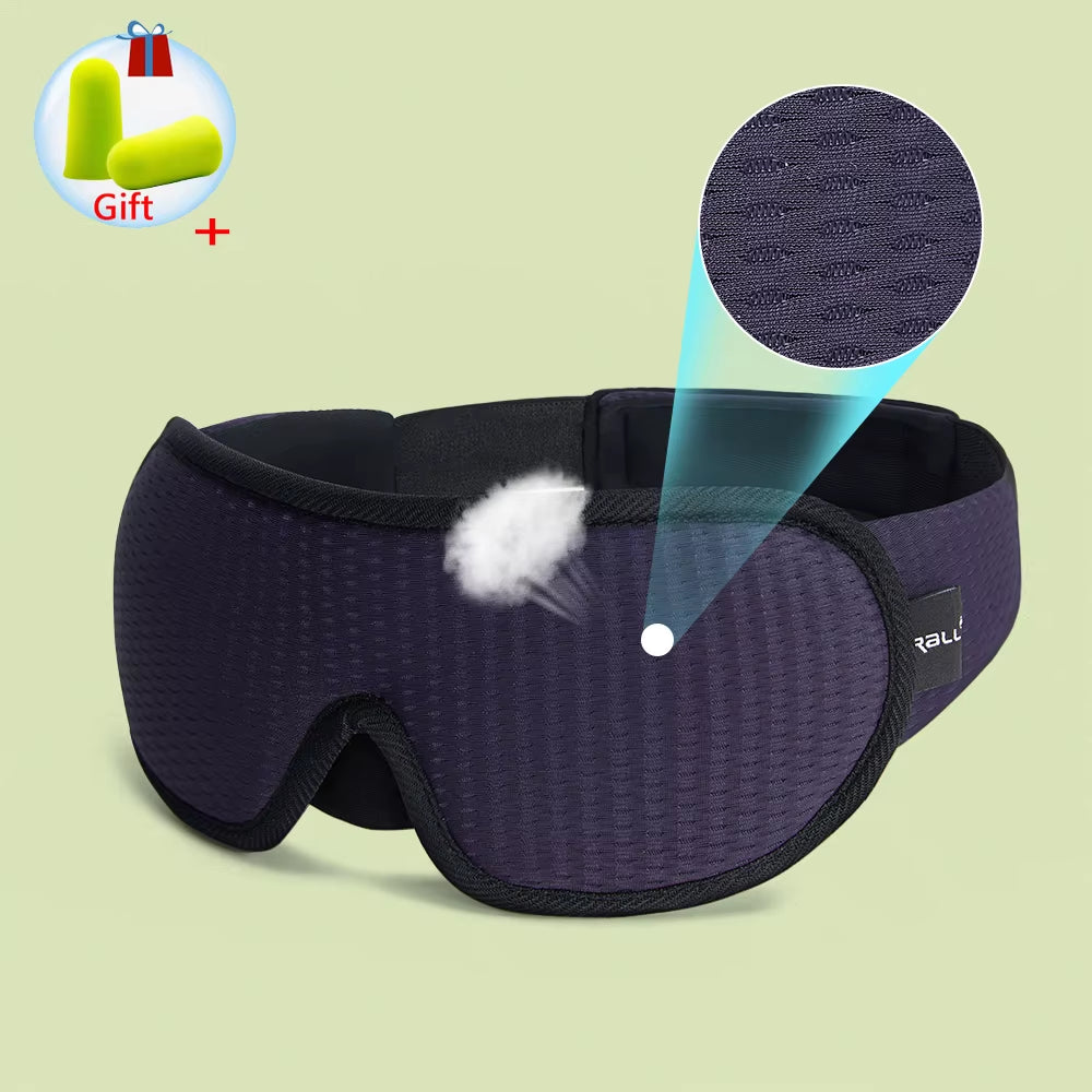 3D Sleeping Mask 100% Blackout Blindfold Sleep Mask for Eyes Smooth Sleep Eye Mask Sleeping Aid Eye Mask for Travel Slaapmasker