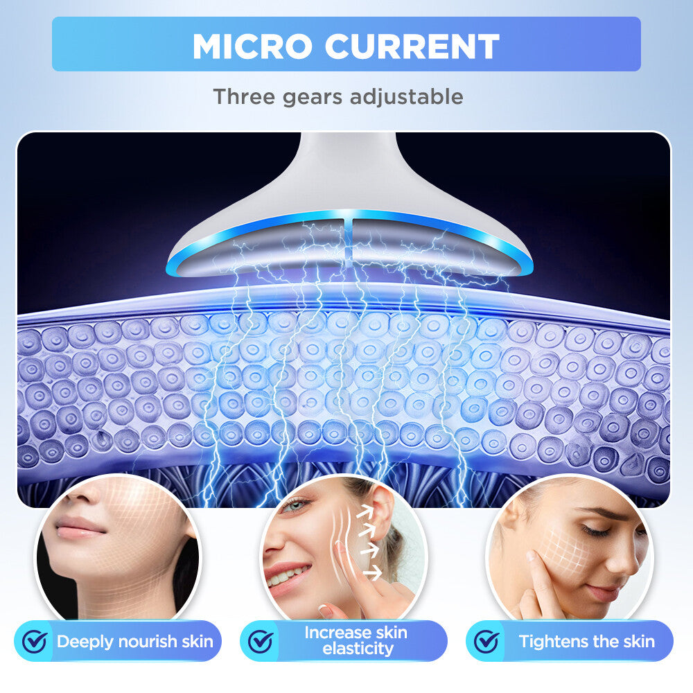 LED Microcurrent Facial Skin Tightening Lifting Device Face Neck Beauty Machine