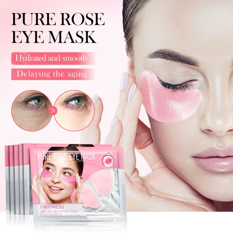 5/10/20 Pairs Crystal Collagen Eye Mask Eyes Skincare Moisturizing anti Dark Circles Eye Bags Anti-Aging Eye Patches Skin Care