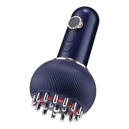 Electric Meridian Body Massage Brush Lymphatic Drainage Machine Microcurrent anti Cellulite Guasha Physiotherapy Apparatus