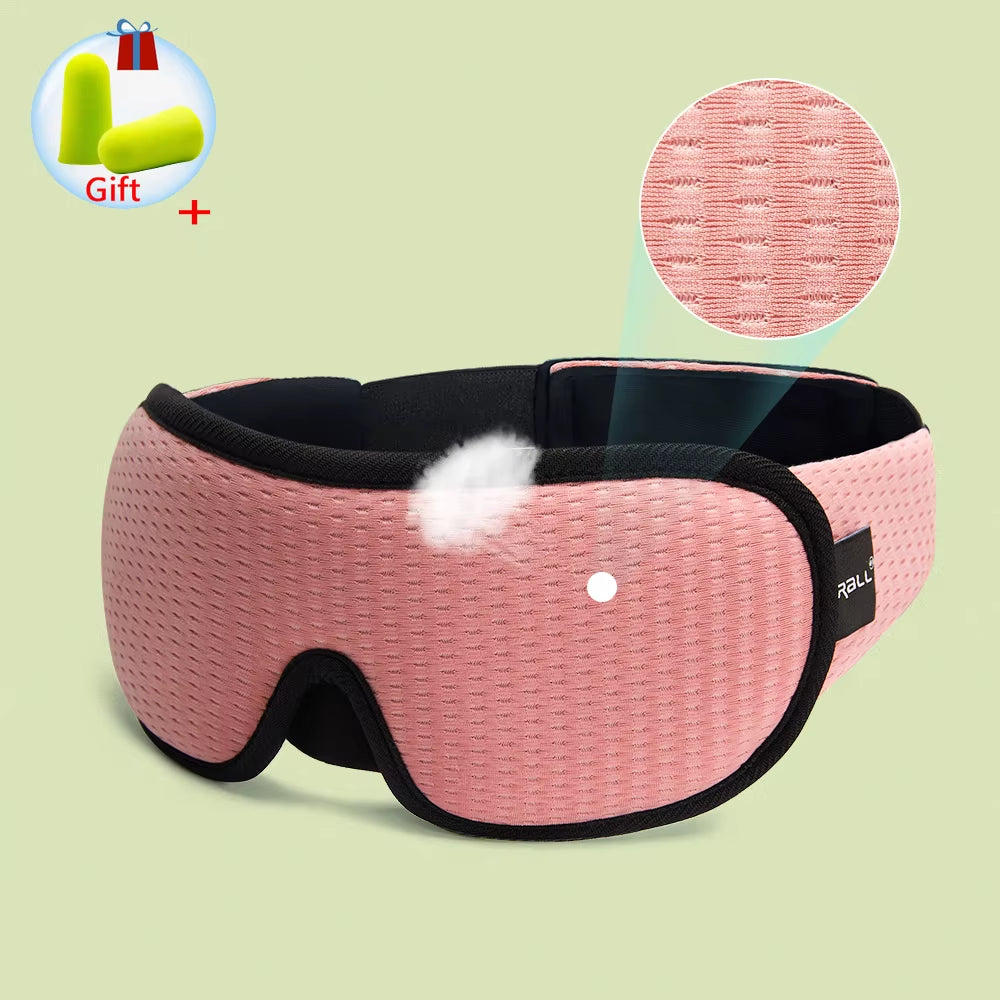 3D Sleeping Mask 100% Blackout Blindfold Sleep Mask for Eyes Smooth Sleep Eye Mask Sleeping Aid Eye Mask for Travel Slaapmasker