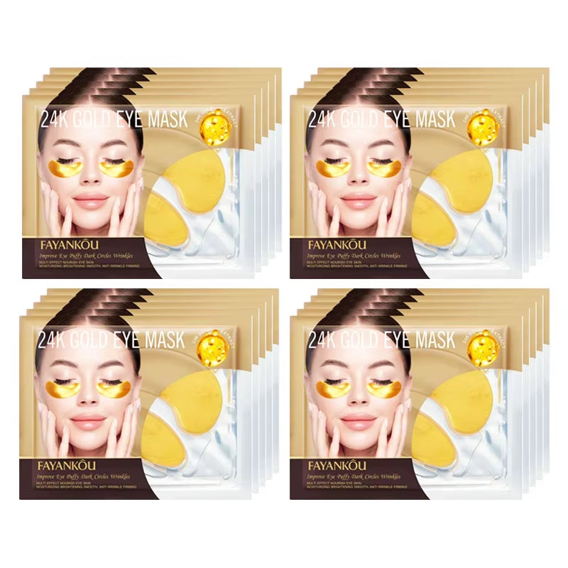 5/10/20 Pairs Crystal Collagen Eye Mask Eyes Skincare Moisturizing anti Dark Circles Eye Bags Anti-Aging Eye Patches Skin Care