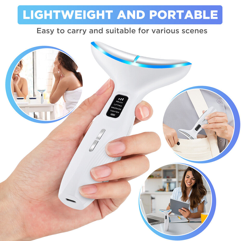LED Microcurrent Facial Skin Tightening Lifting Device Face Neck Beauty Machine